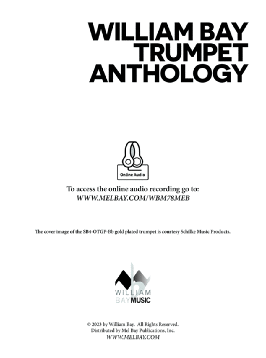 William Bay Trumpet Anthology