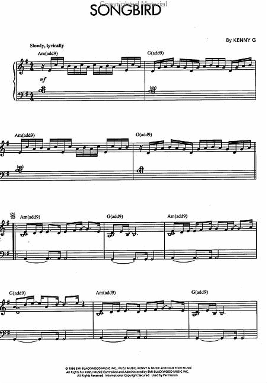Songbird kenny 2025 g alto sax