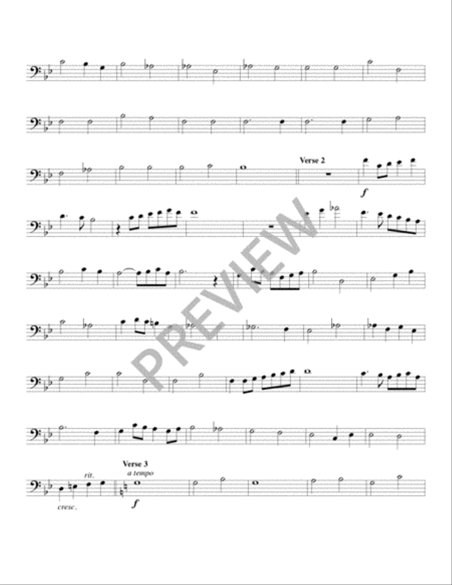 O Christ the Same - Instrument edition Trombone scores gallery preview page 11
