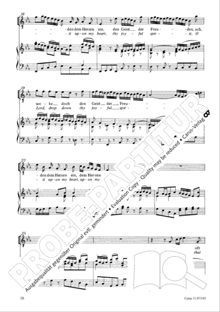 Thy will, O Lord, be done for me (Herr, wie du willt, so schicks mit mir) STB scores gallery preview page 17
