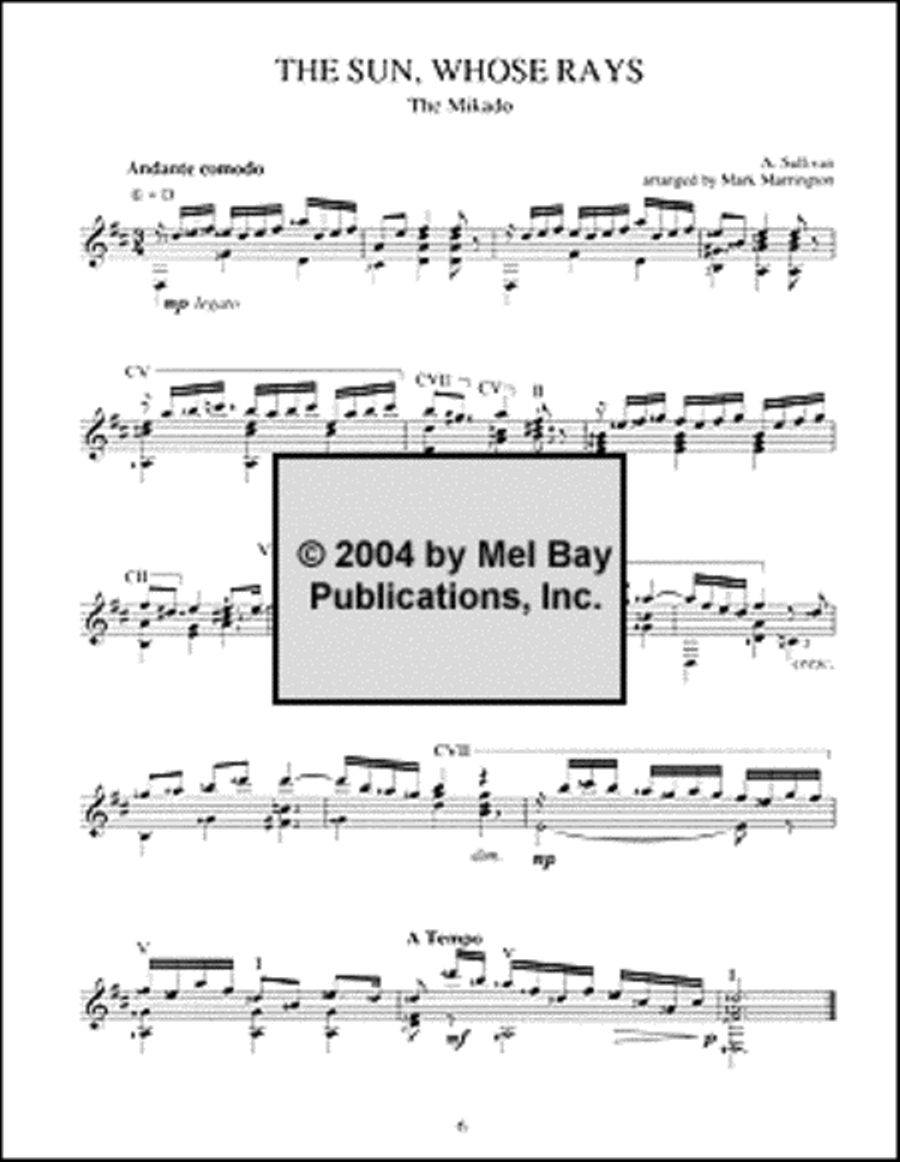 Nineteen Gilbert & Sullivan Favorites Acoustic Guitar scores gallery preview page 3