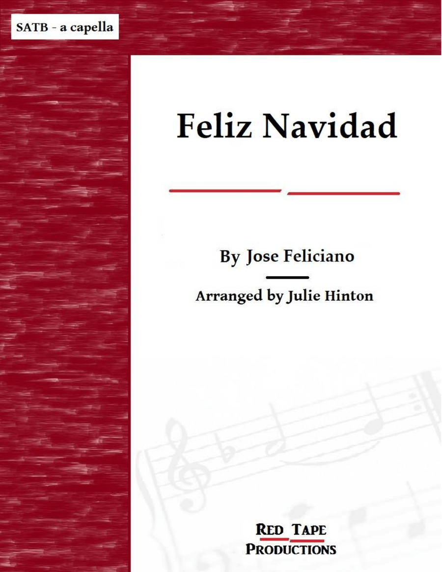 Feliz Navidad 4-Part scores gallery preview page 1