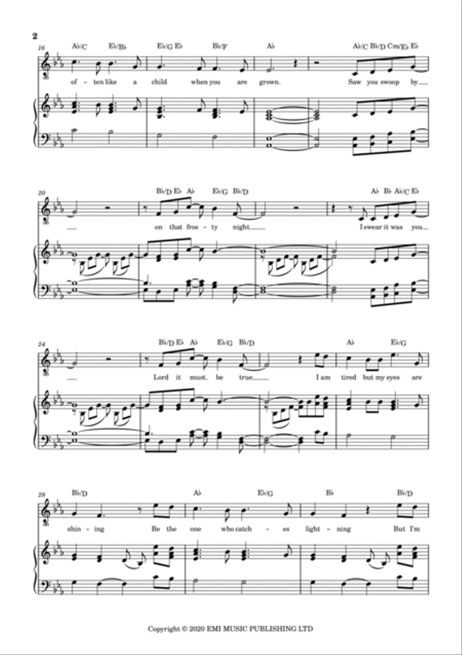 How Do You Fly? Piano, Vocal, Guitar scores gallery preview page 2