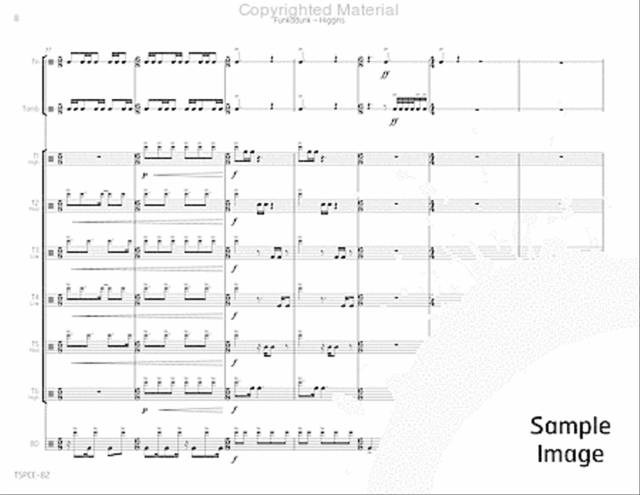 Funkadunk Percussion Ensemble scores gallery preview page 11