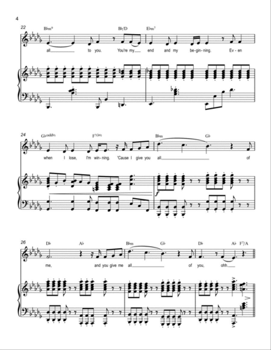 All Of Me Voice scores gallery preview page 4