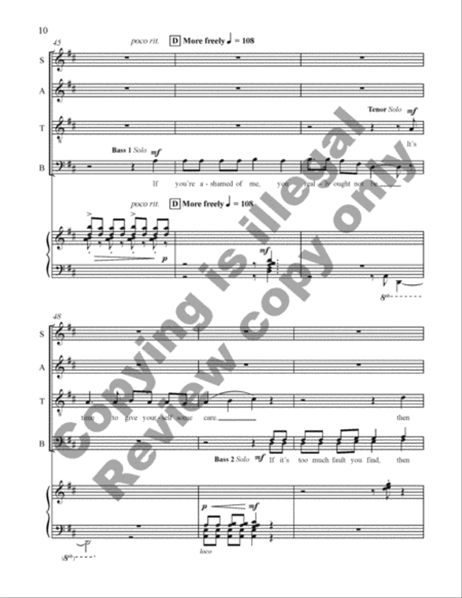 Gospel Songs: The Gospel Ship 4-Part scores gallery preview page 30