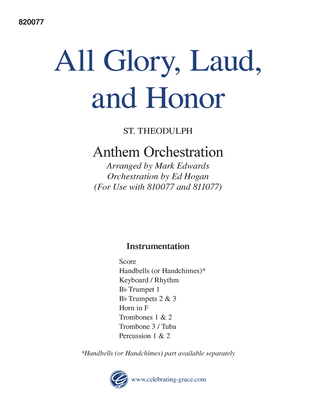 Book cover for All Glory, Laud, and Honor