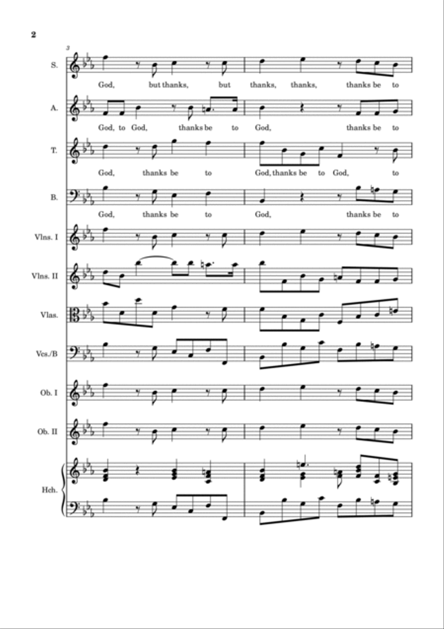 51. But Thanks Be To God 51. But Thanks Be To God 4-Part scores gallery preview page 3