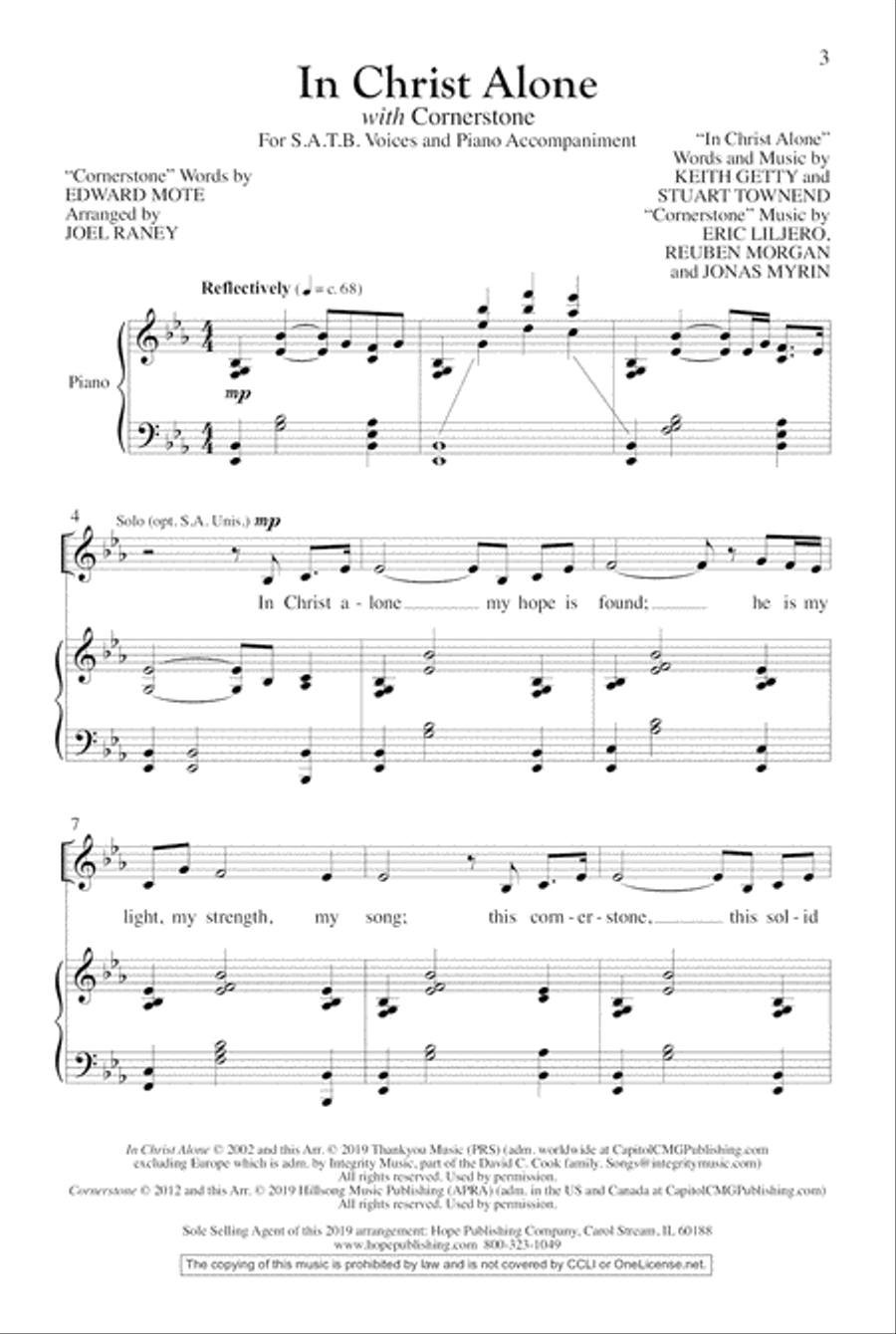 In Christ Alone with Cornerstone Choir scores gallery preview page 3