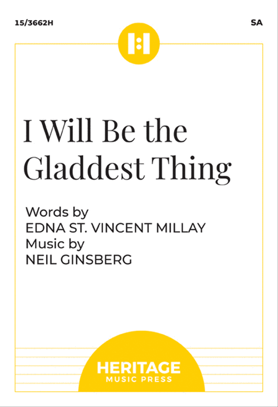 I Will Be the Gladdest Thing SA scores gallery preview page 1