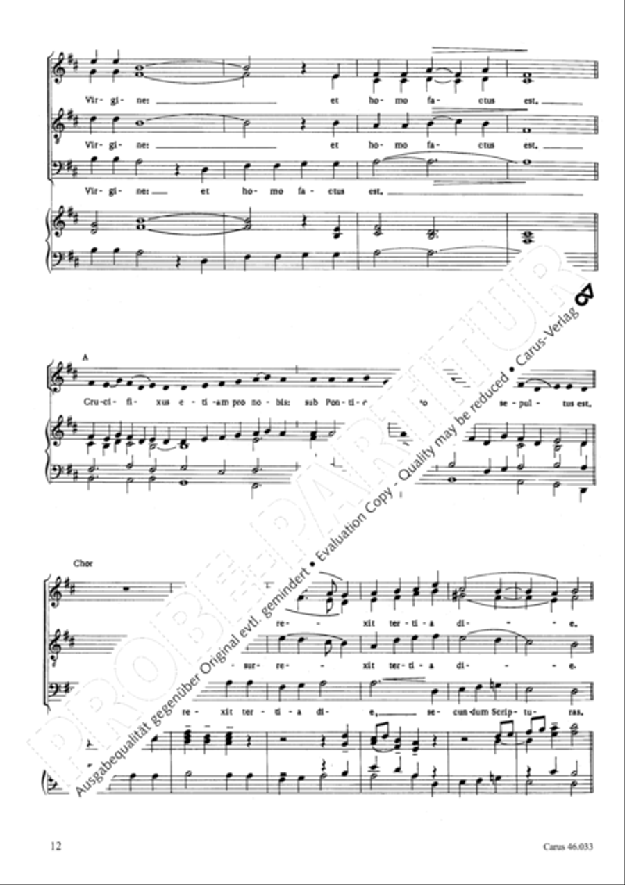 Missa Choralis zu GL 401-404 4-Part scores gallery preview page 13