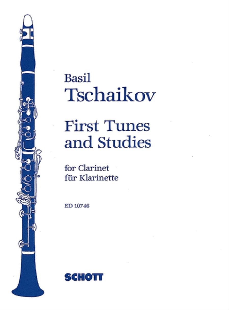 Tchaikov First Tunes & Studies Clarinet B-Flat Clarinet scores gallery preview page 1