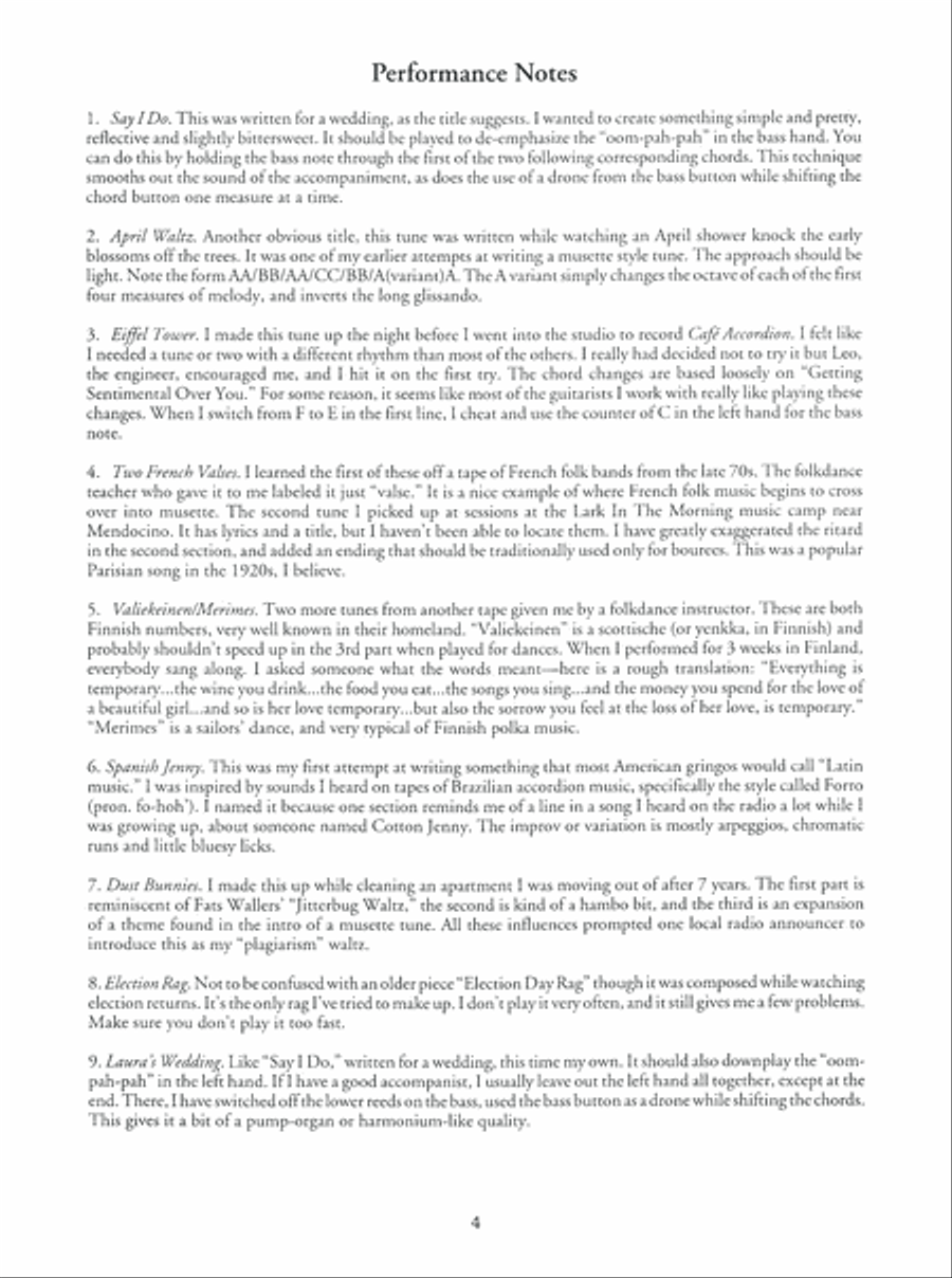 Cafe Accordion Cafe Accordion Accordion scores gallery preview page 5