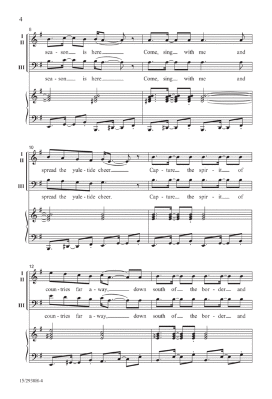 South of the Border 3-Part scores gallery preview page 5