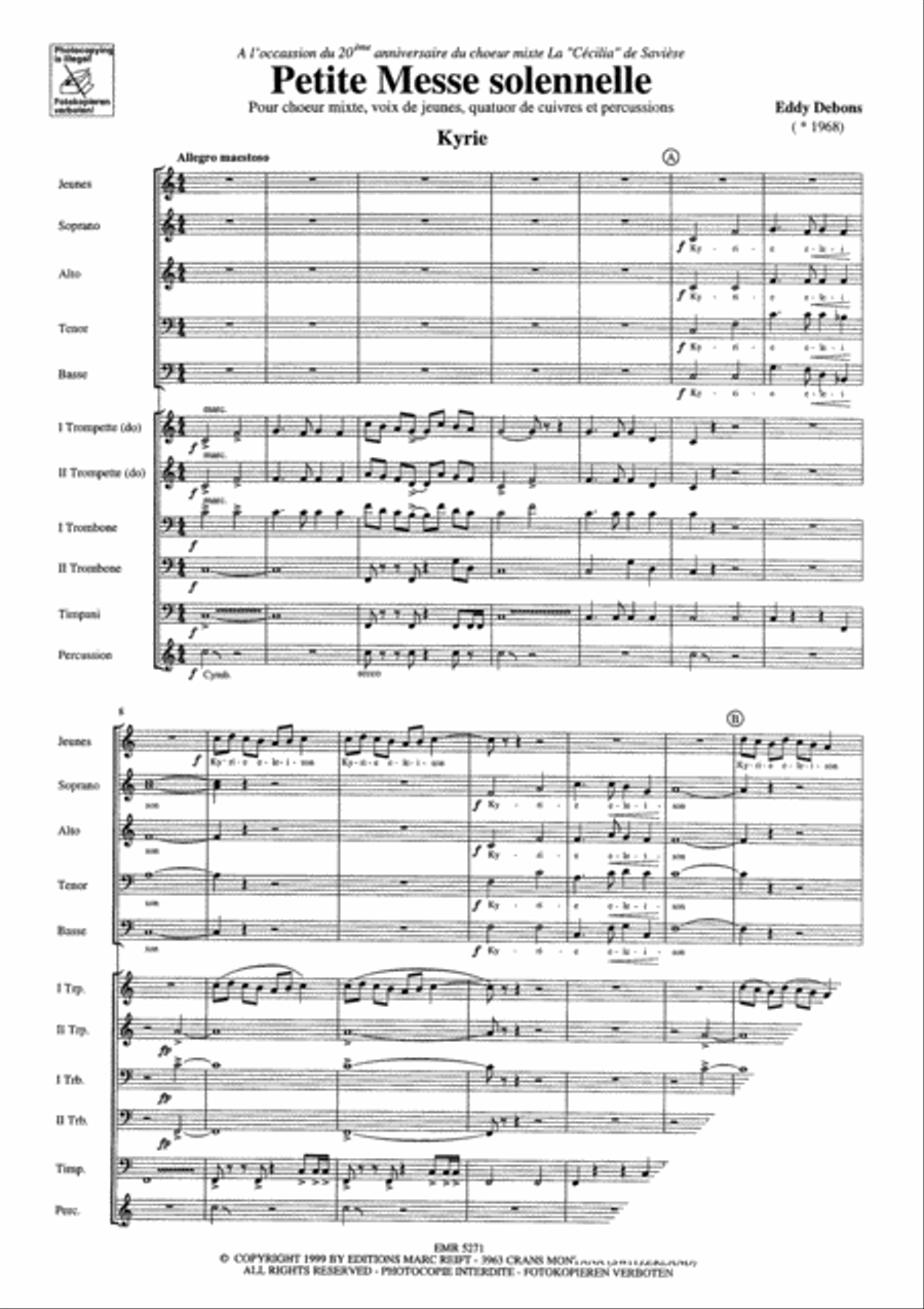 Petite Messe Solennelle Petite Messe Solennelle Children's Choir scores gallery preview page 3