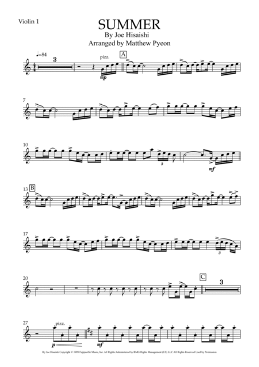 Summer String Quintet scores gallery preview page 6