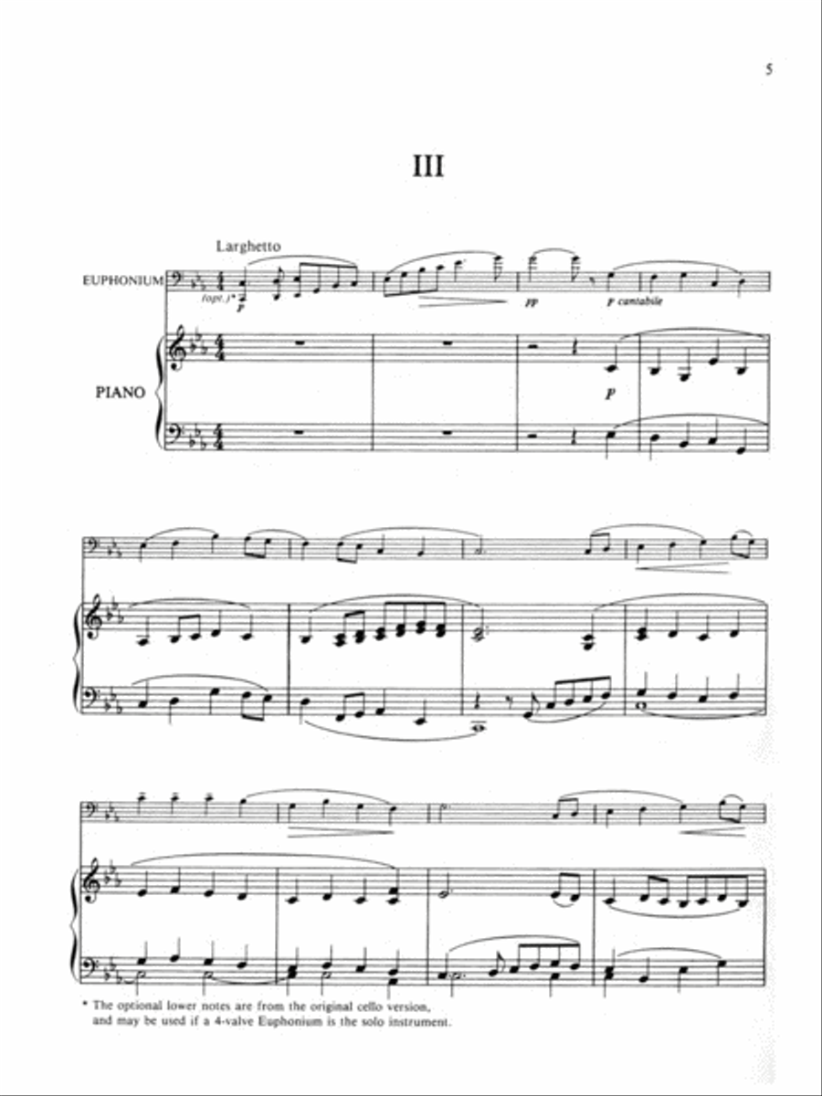 Six Studies in English Folksong Bass Clarinet scores gallery preview page 4