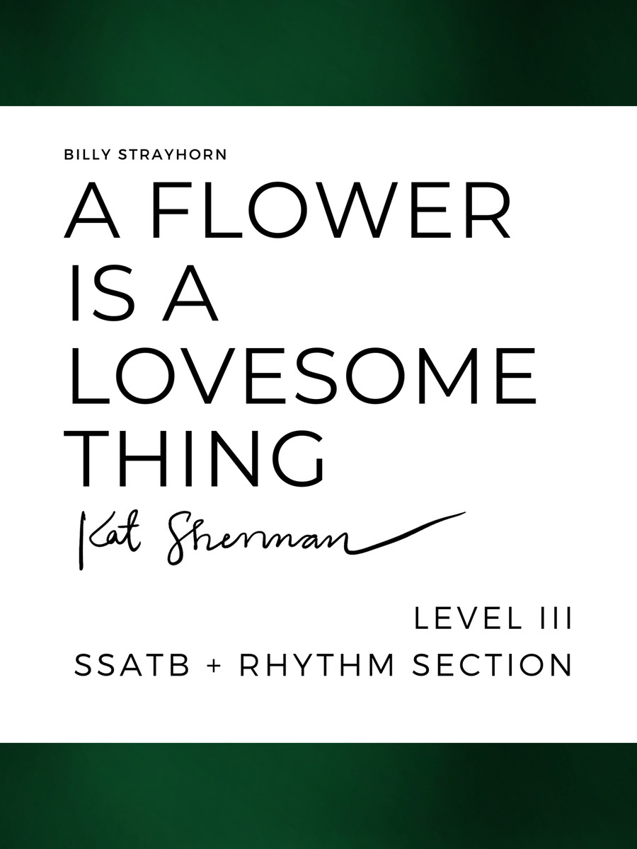 A Flower Is A Lovesome Thing Divisi scores gallery preview page 1