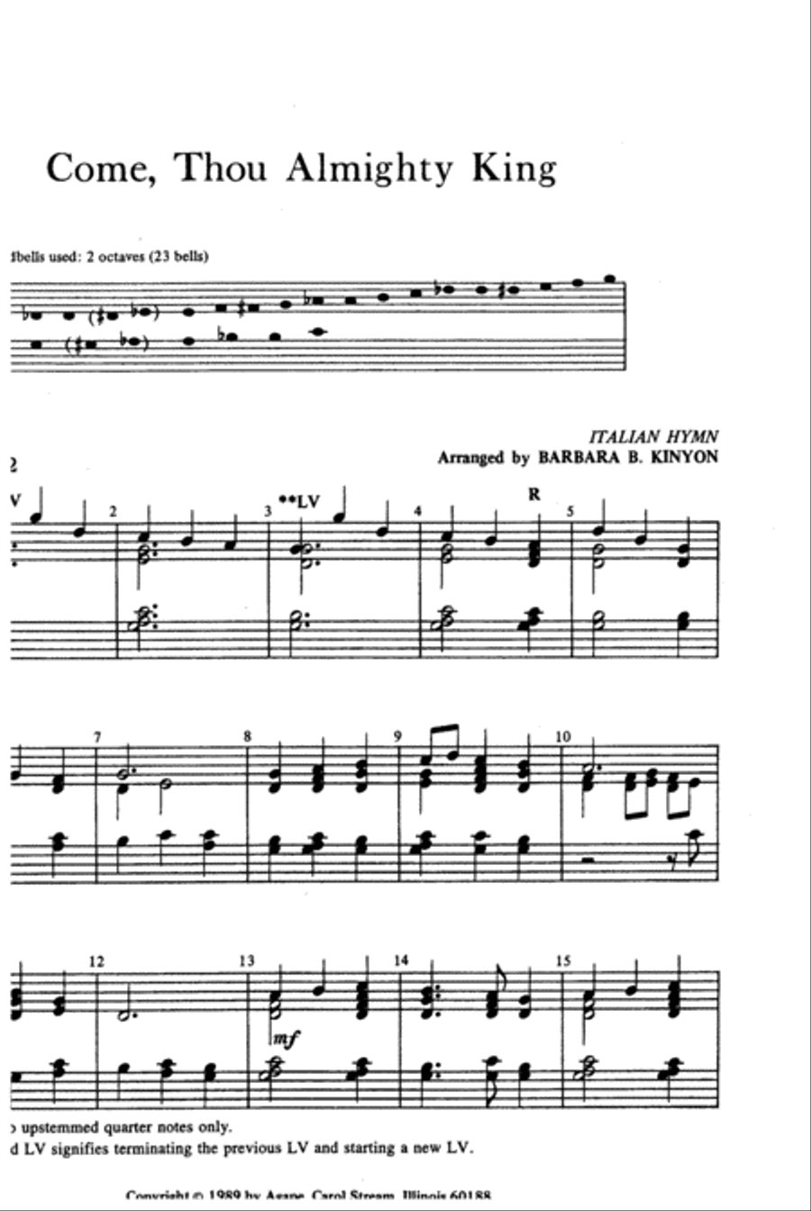 Come Thou Almighty King Come Thou Almighty King 2-Octaves scores gallery preview page 5