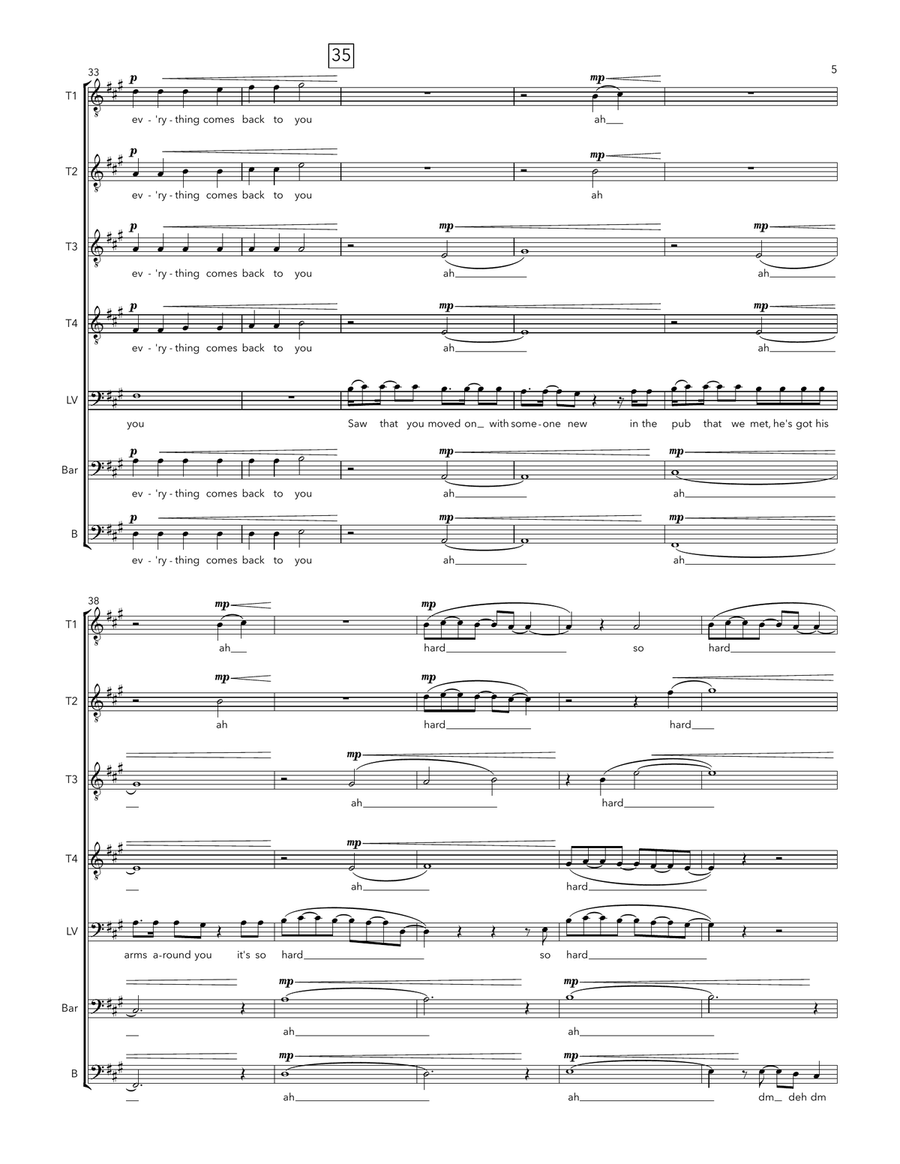 This Town This Town TTBB scores gallery preview page 5