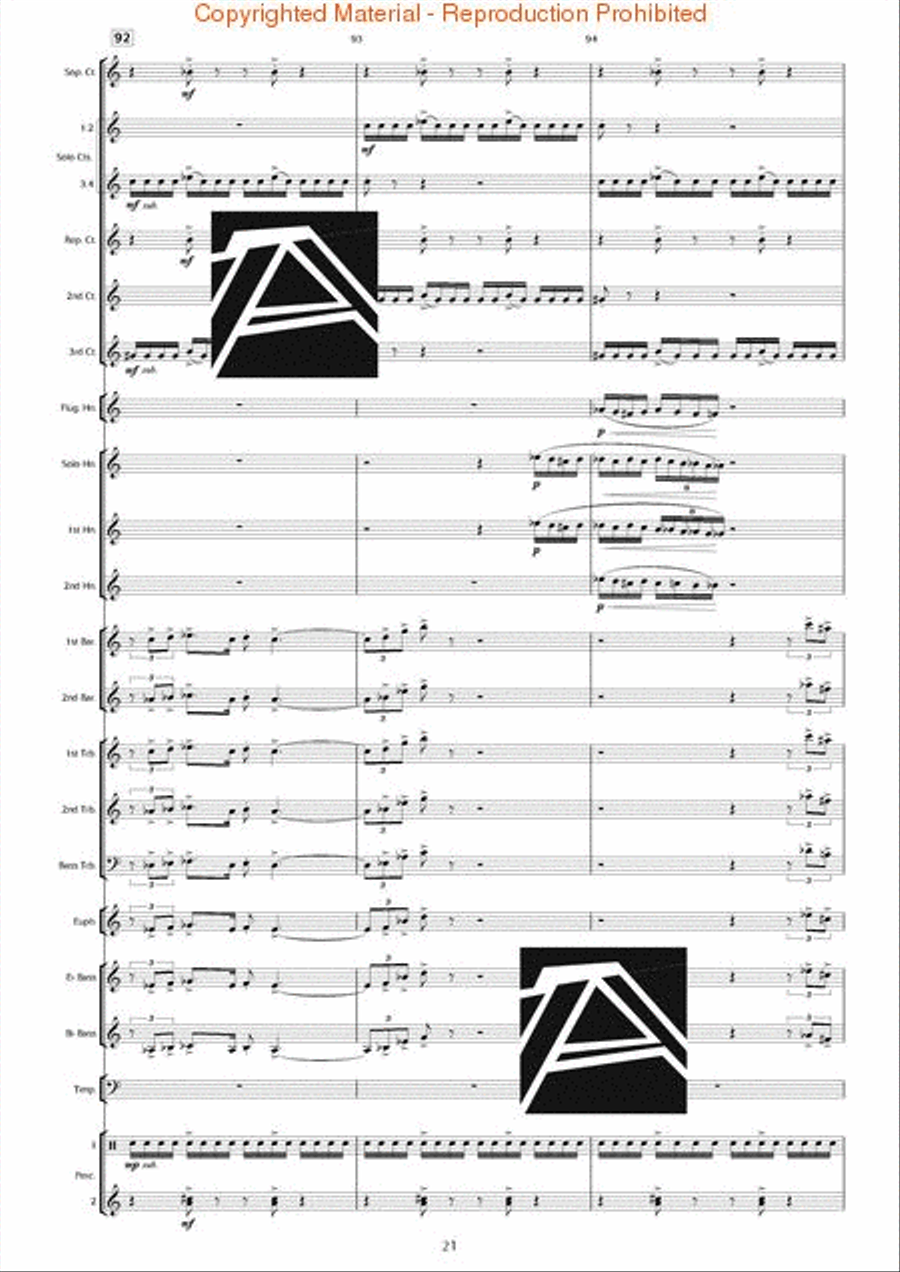 Surround Sound Brass Band scores gallery preview page 22
