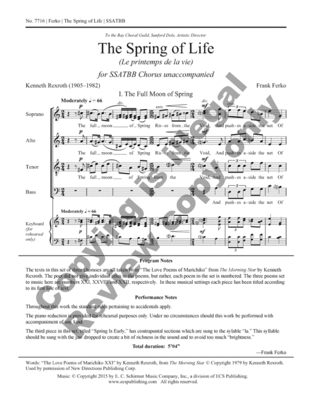 The Spring of Life (Le printemps de la vie) image number null