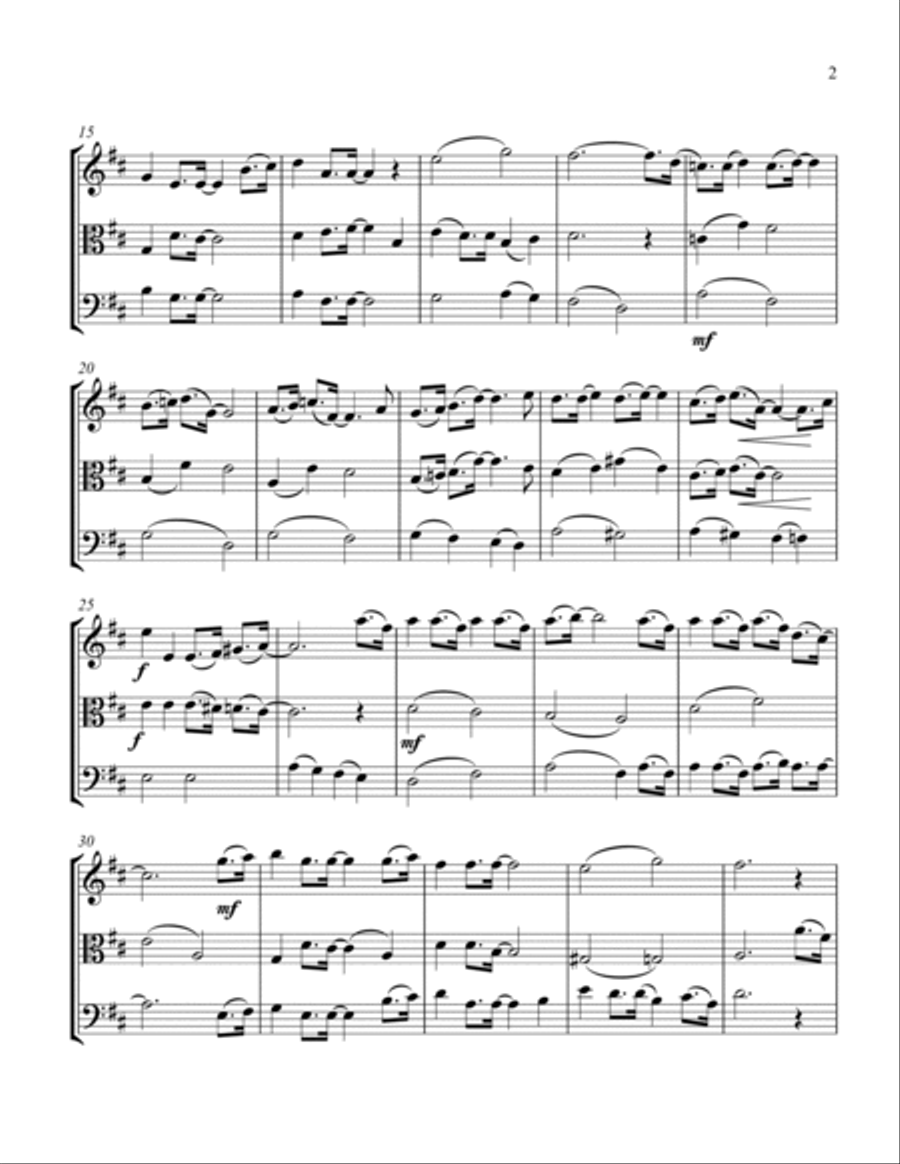 A Marshmallow World A Marshmallow World String Trio scores gallery preview page 3