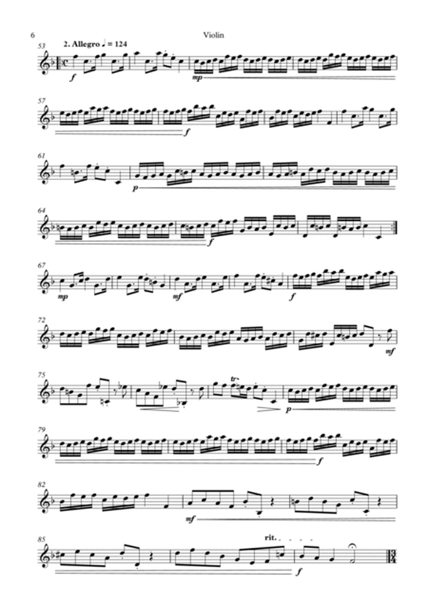 Vivaldi RV20 Sonata in F major. Solo parts violin & trumpets.