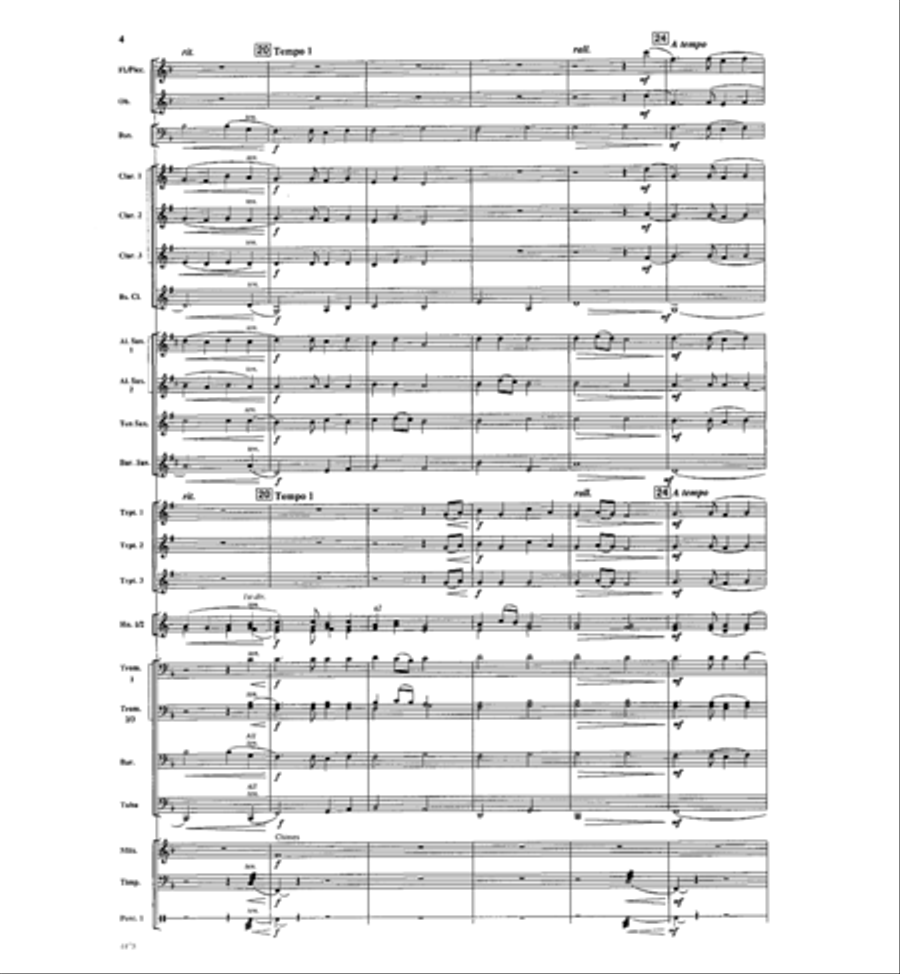 How Firm Thy Friendship Concert Band scores gallery preview page 7