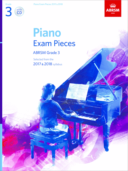 Piano Exam Pieces 2017 & 2018 ABRSM Gr.3 w/CD