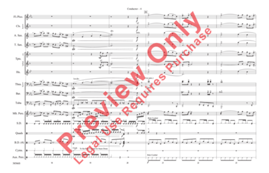 Caravan Marching Band scores gallery preview page 5