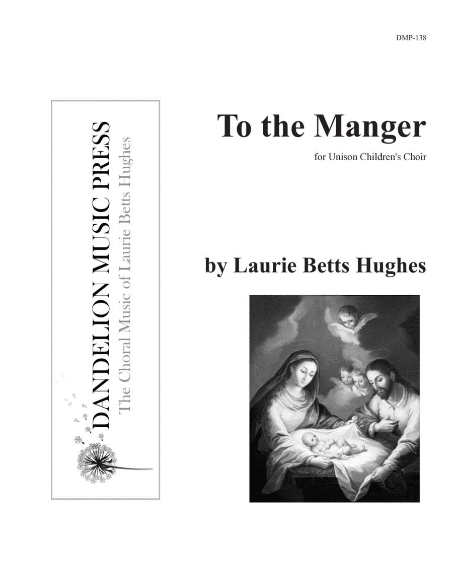 To the Manger [Unison] Unison Choir scores gallery preview page 1