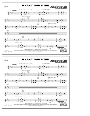 U Can't Touch This (arr. Paul Murtha) - Bells