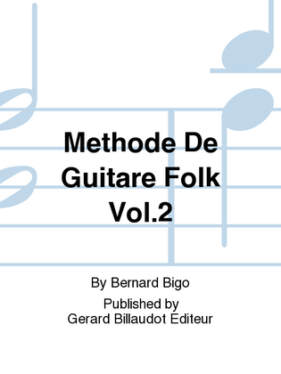 Methode De Guitare Folk Vol. 2