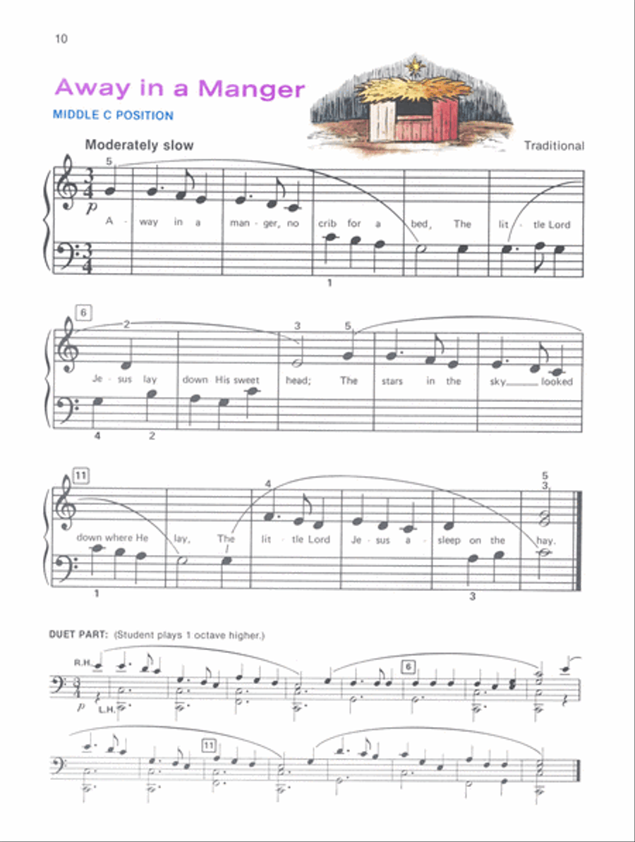 Alfred's Basic Piano Course Merry Christmas! Complete Book 1, Level 1A/1B Piano Method scores gallery preview page 3