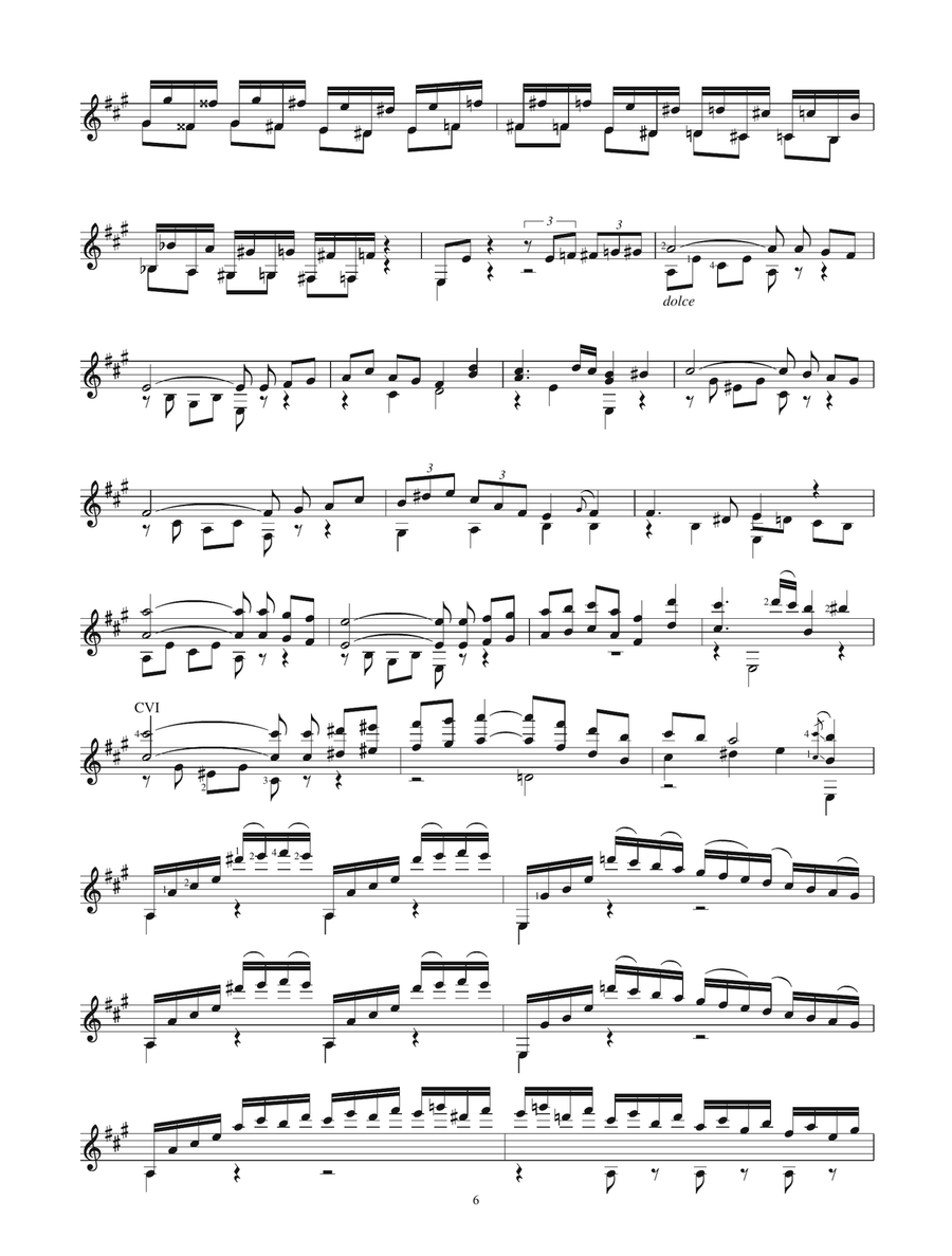 Grand Sonata Acoustic Guitar scores gallery preview page 6