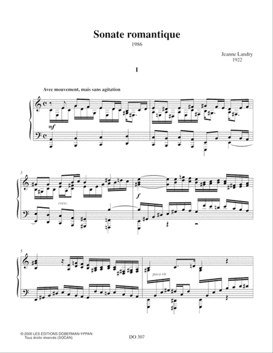 Sonate romantique Piano Solo scores gallery preview page 2