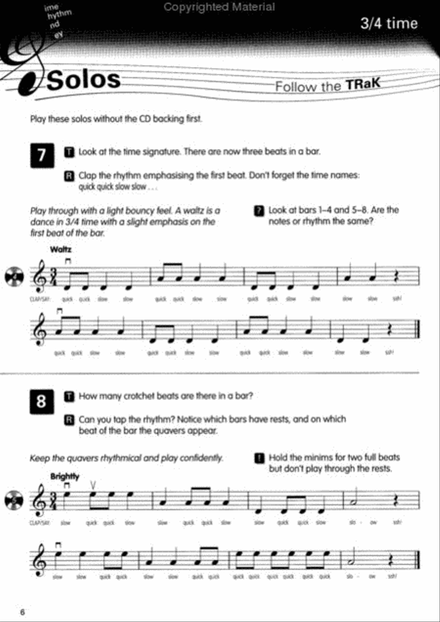 Right@Sight for Violin, Grade 1 [incl. CD] Violin scores gallery preview page 2