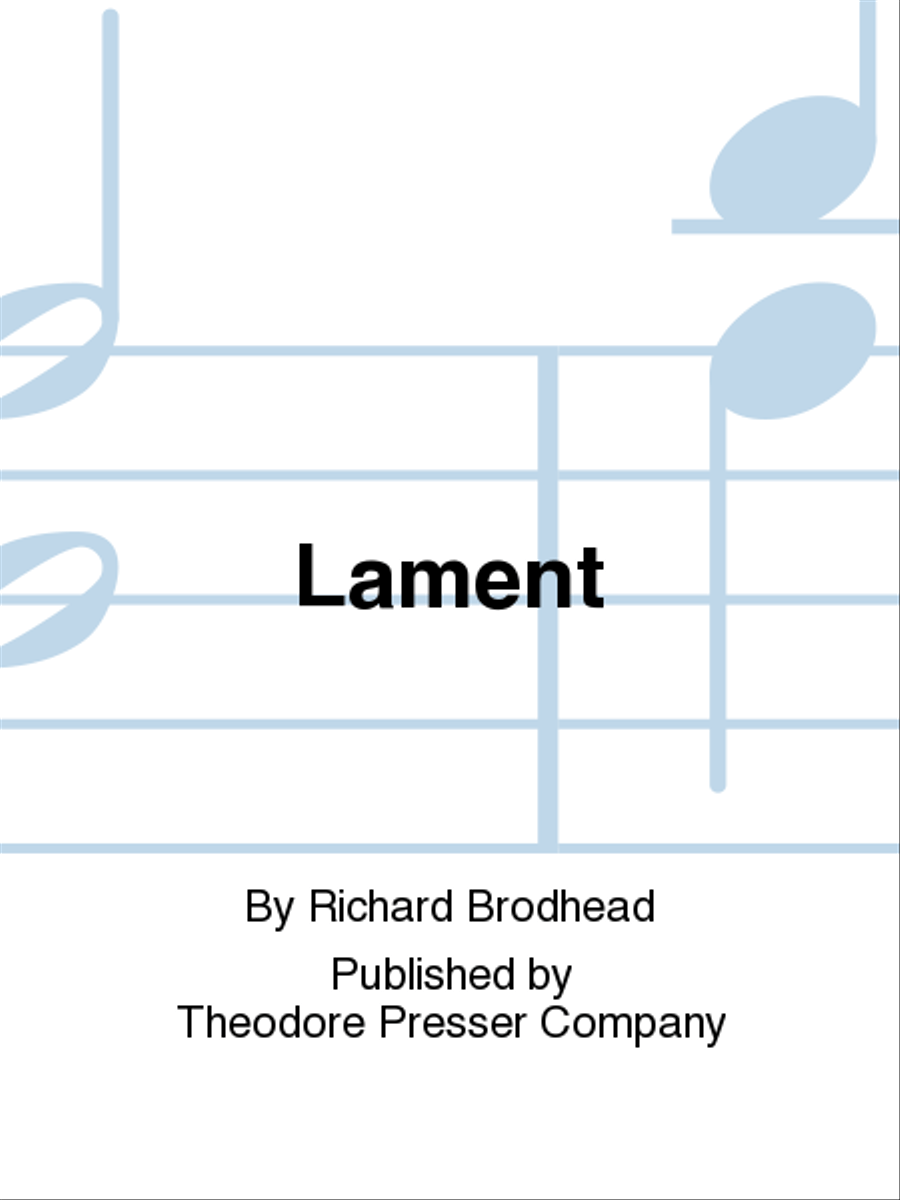 Lament Chamber Music scores gallery preview page 1