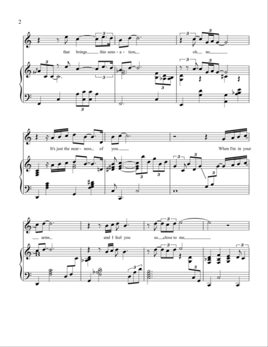 The Nearness Of You Voice scores gallery preview page 2