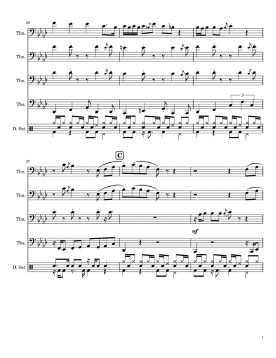 Finesse Finesse Brass Ensemble scores gallery preview page 5