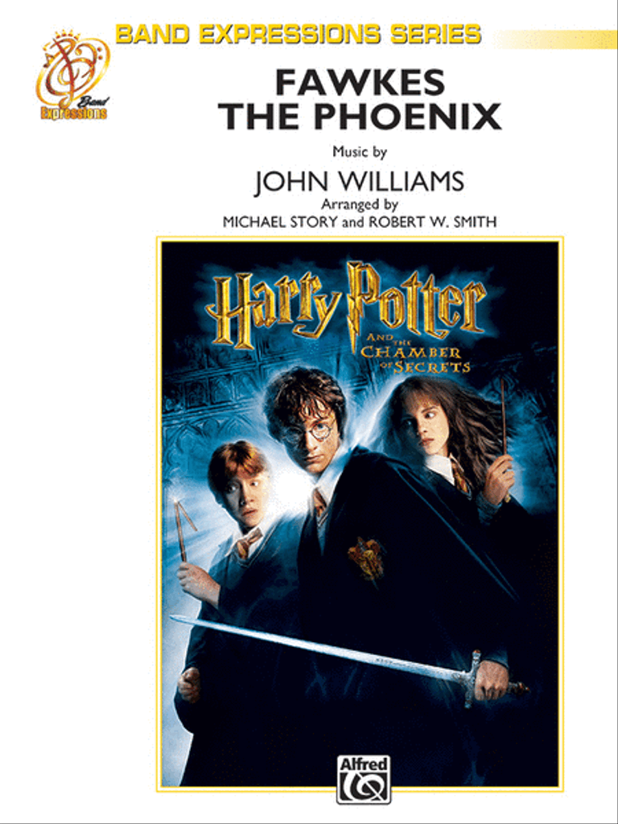 Fawkes the Phoenix (from Harry Potter and the Chamber of Secrets) Concert Band scores gallery preview page 1