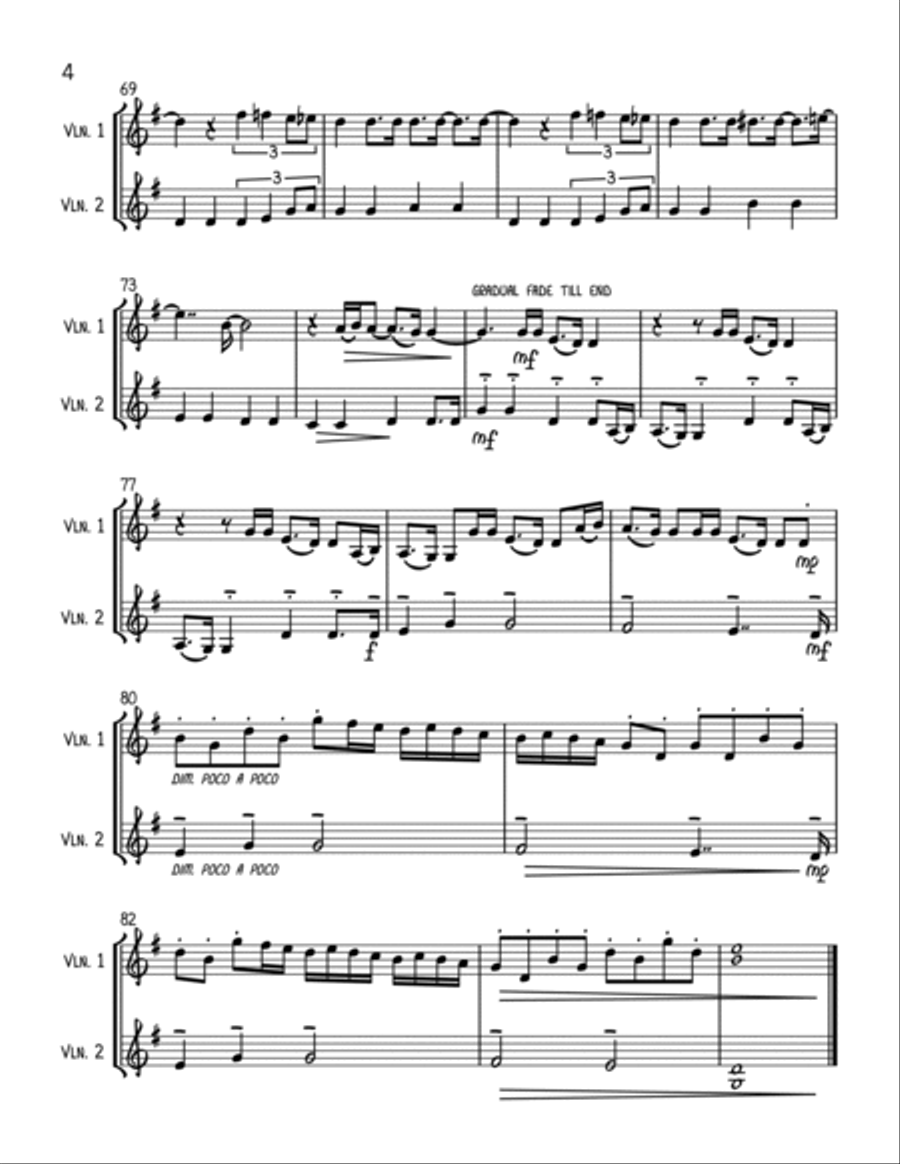 All You Need Is Love All You Need Is Love String Duet scores gallery preview page 4