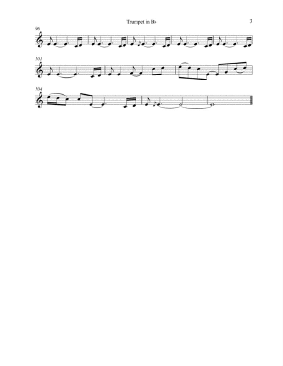A Jar of Rainbows Trumpet Solo scores gallery preview page 3