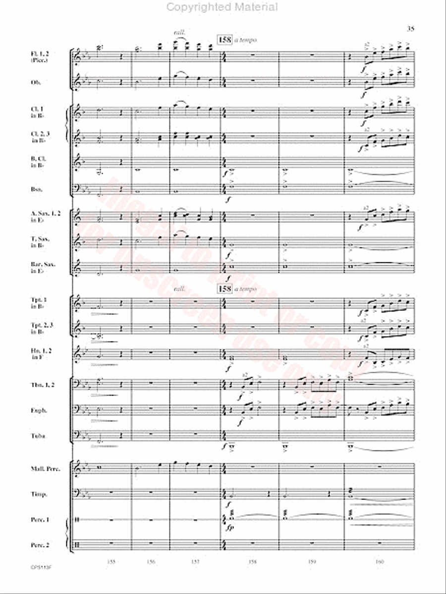 Converse Fantasy Concert Band scores gallery preview page 36