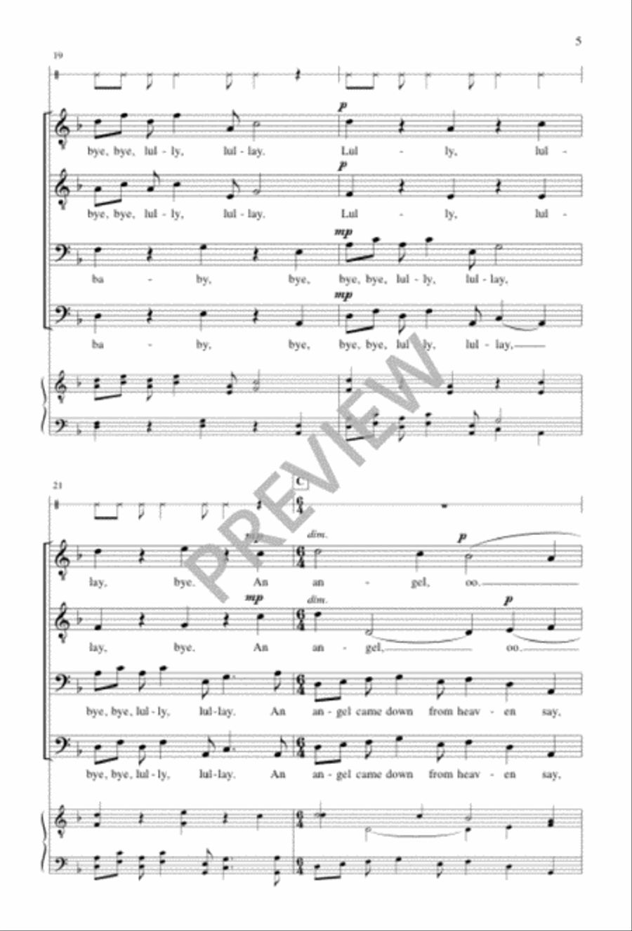 Tiny Child TTBB scores gallery preview page 5