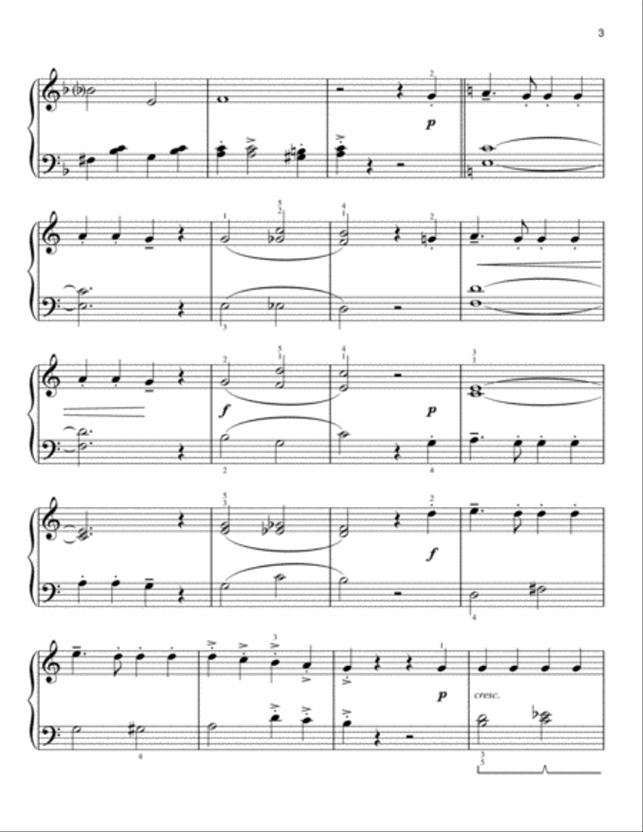 Liechtensteiner Polka [Classical version] (arr. Phillip Keveren) Easy Piano scores gallery preview page 3