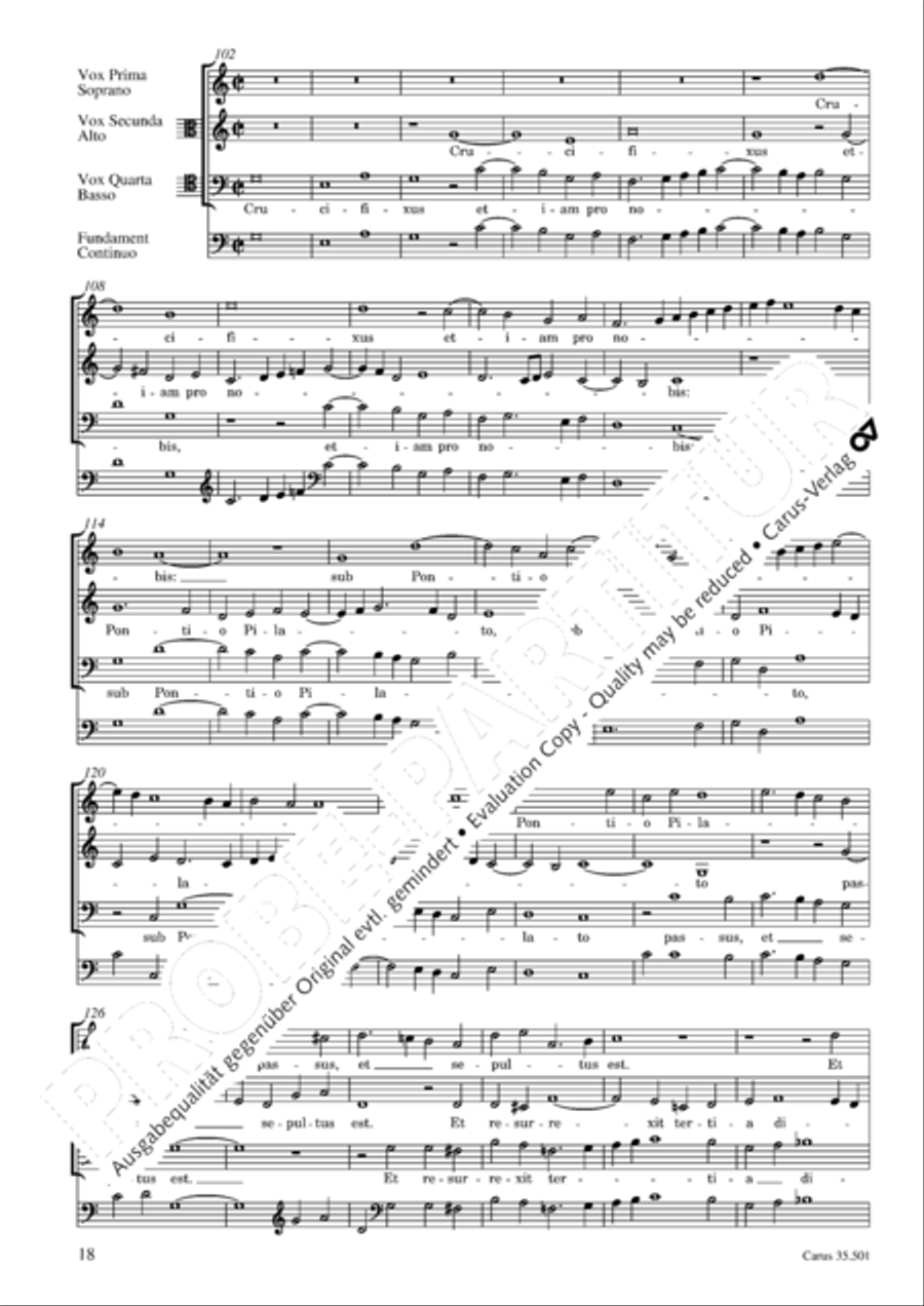 Palestrina: Masses and individual movements Score scores gallery preview page 33