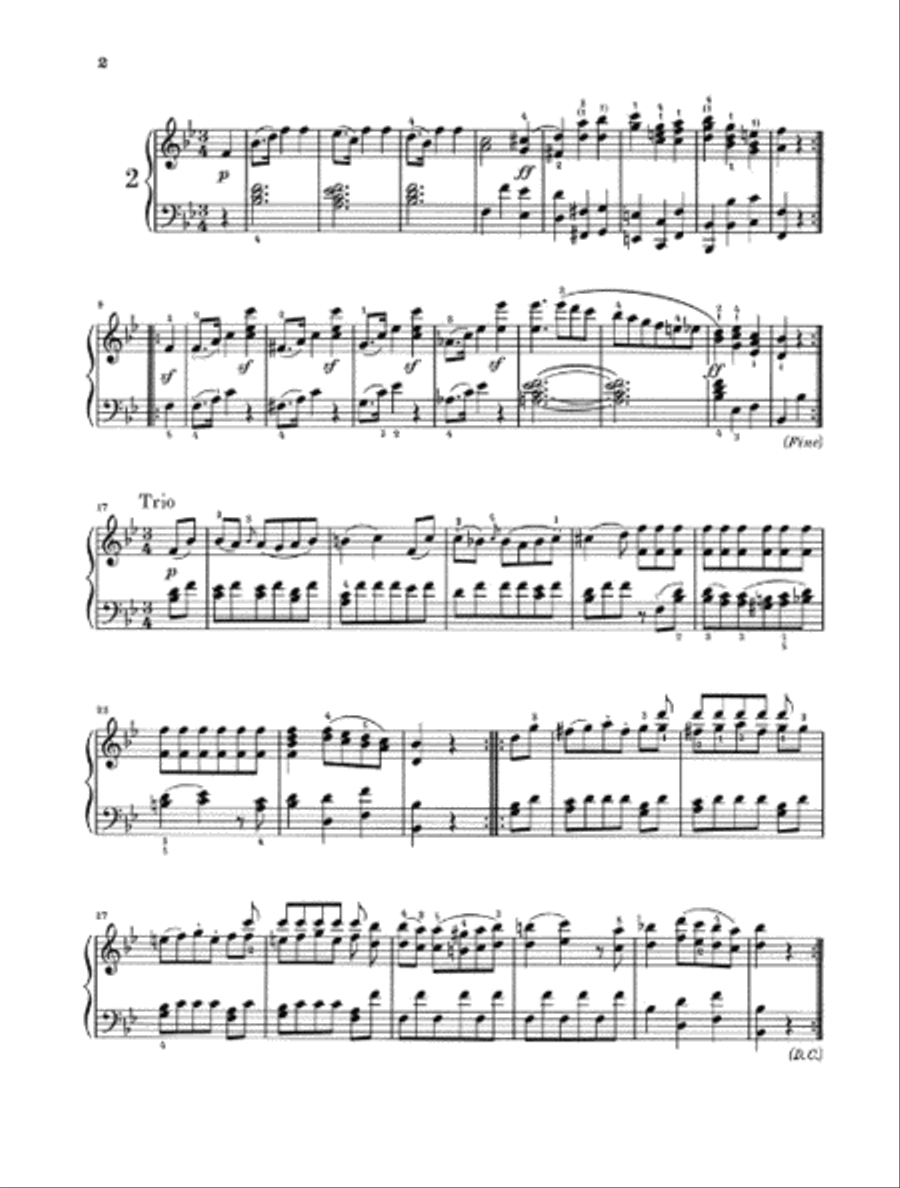 Dances for Piano Piano Solo scores gallery preview page 6