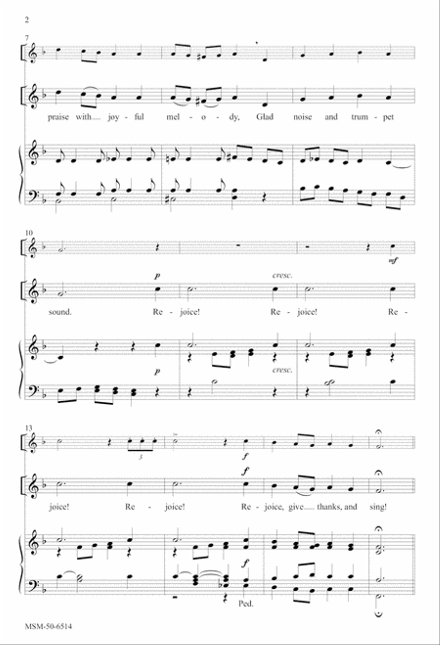 Break Forth in Joyous Song 4-Part scores gallery preview page 3